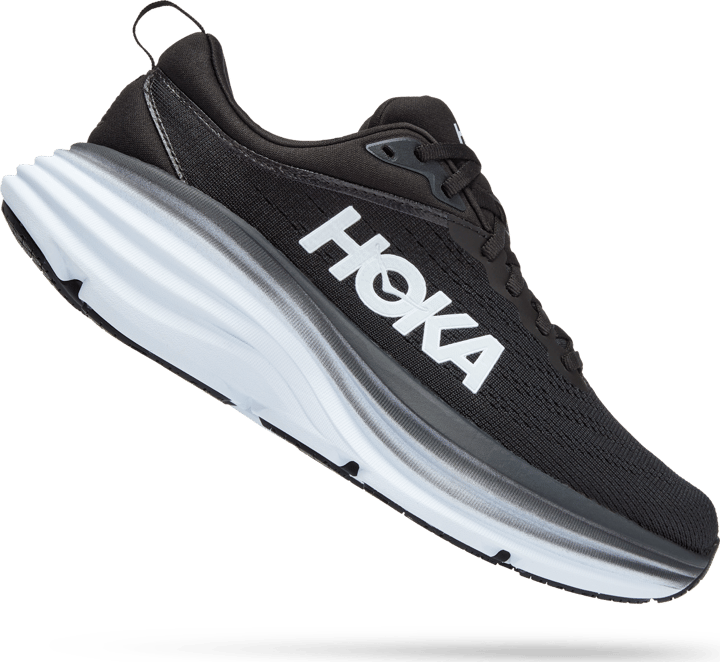 Hoka Women's Bondi 8 Black / White Hoka