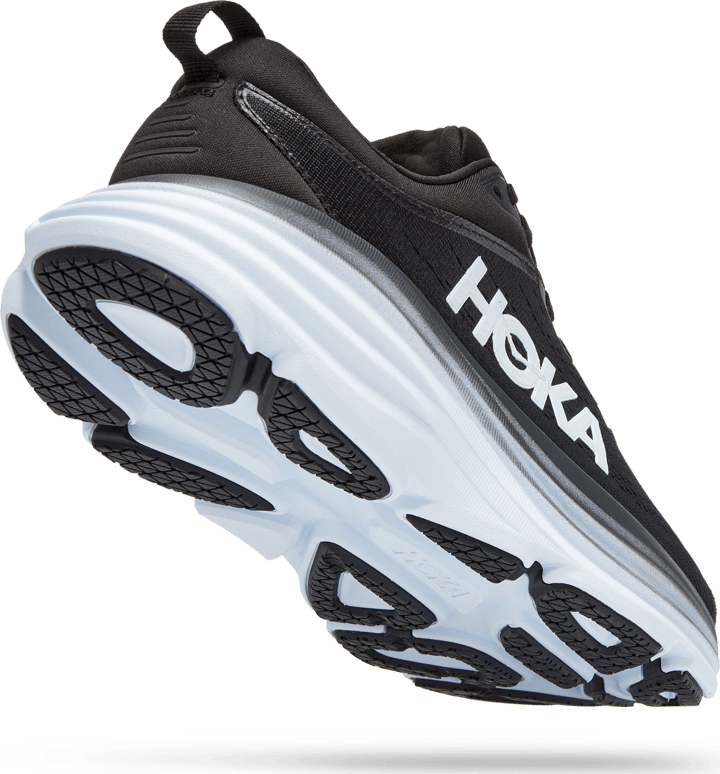 Hoka Women's Bondi 8 Black / White Hoka