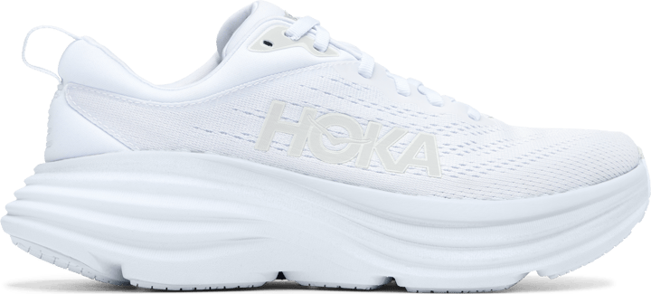 Hoka Women's Bondi 8 White / White Hoka