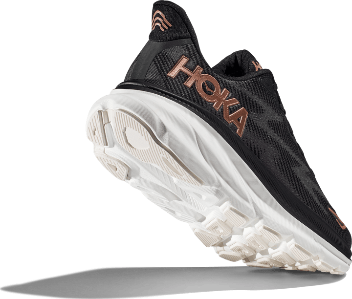 Hoka Women's Clifton 9 Black/Rose Gold Hoka