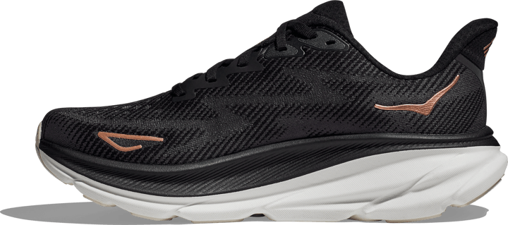 Hoka Women's Clifton 9 Black/Rose Gold Hoka