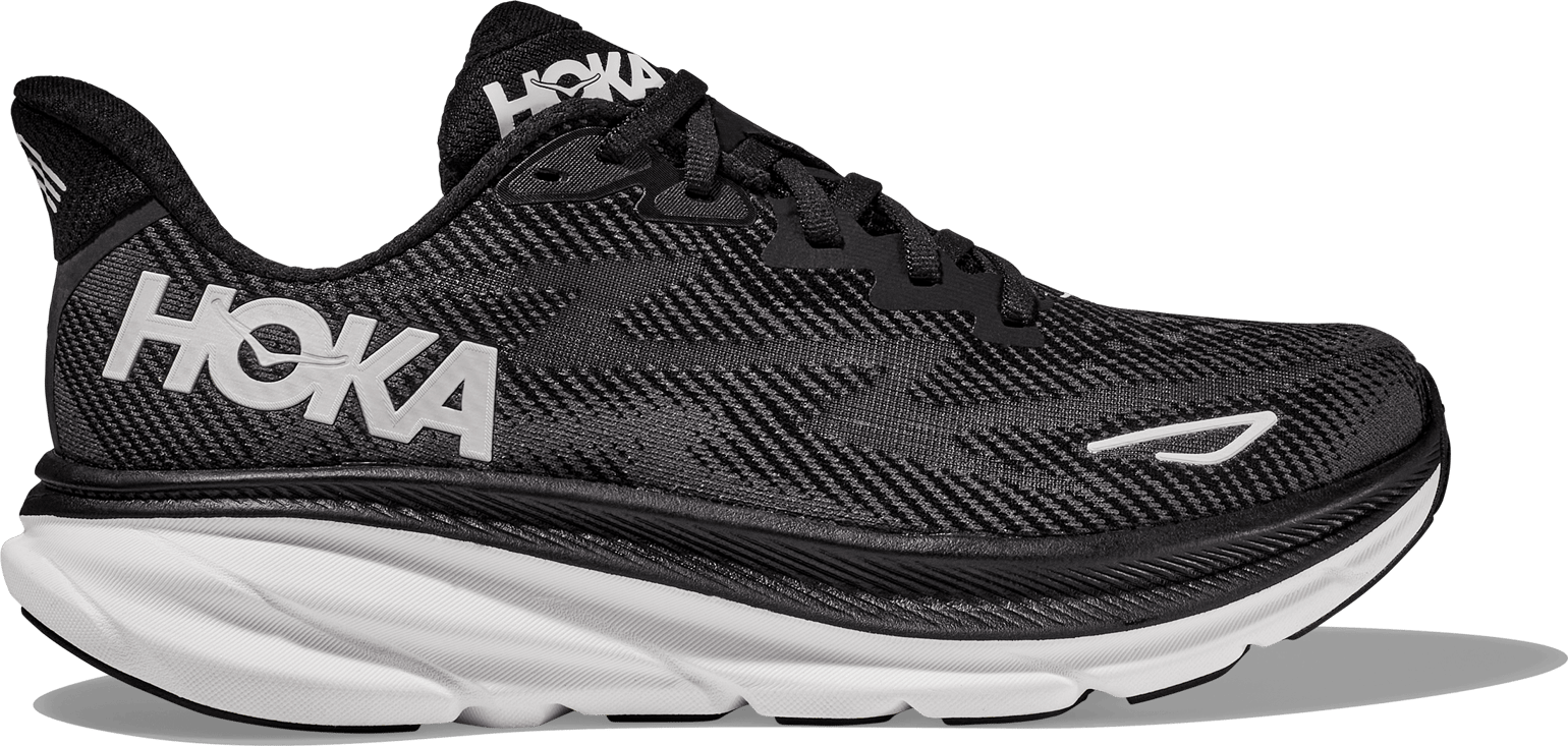 Hoka Women's Clifton 9 Black/White