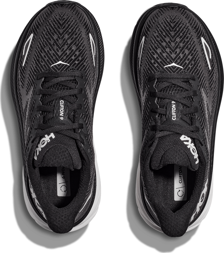 Hoka Women's Clifton 9 Black/White Hoka