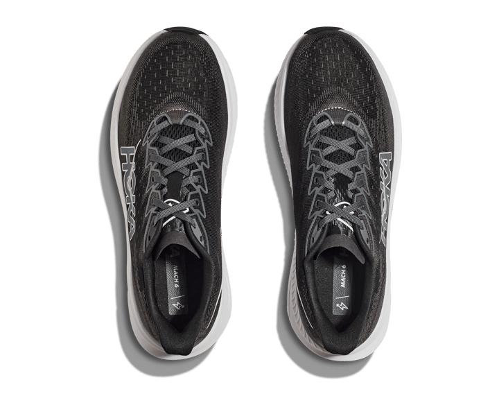 Hoka Women's Mach 6 Black / White Hoka