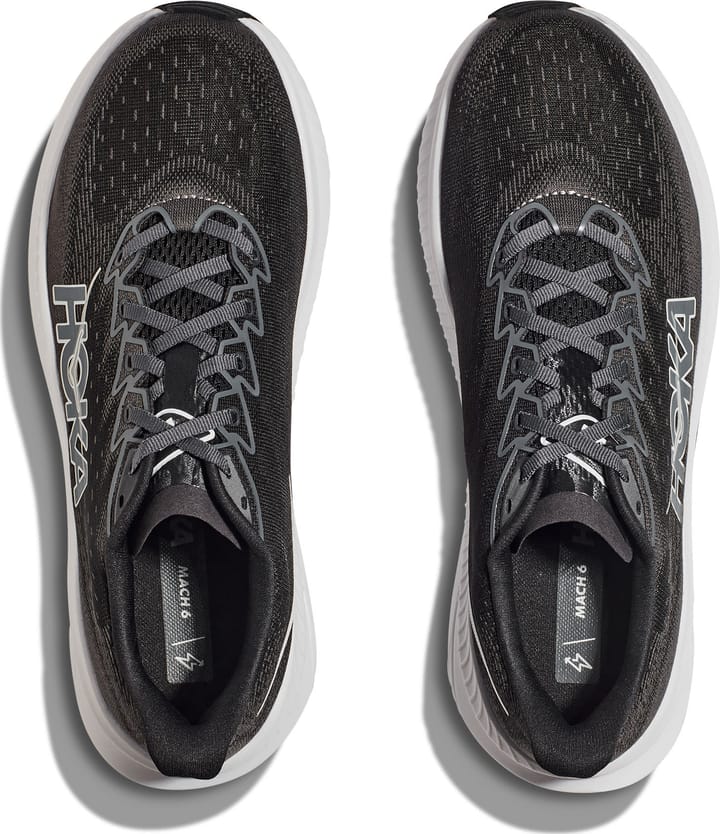 Hoka Women's Mach 6 Black / White Hoka