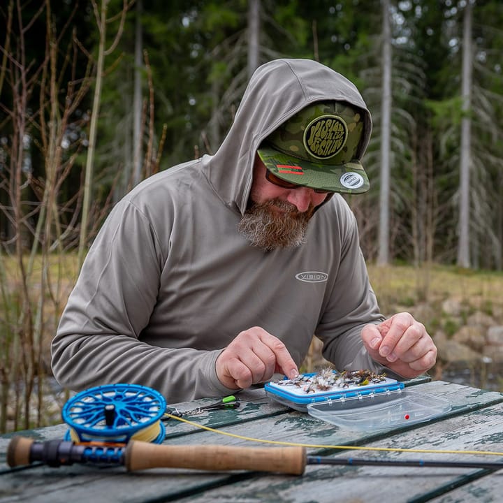 Vision Vision Bamboo Bug & Uv Hoodie Ash Vision Vision Vision Bamboo Bug & Uv Hoodie Ash Vision