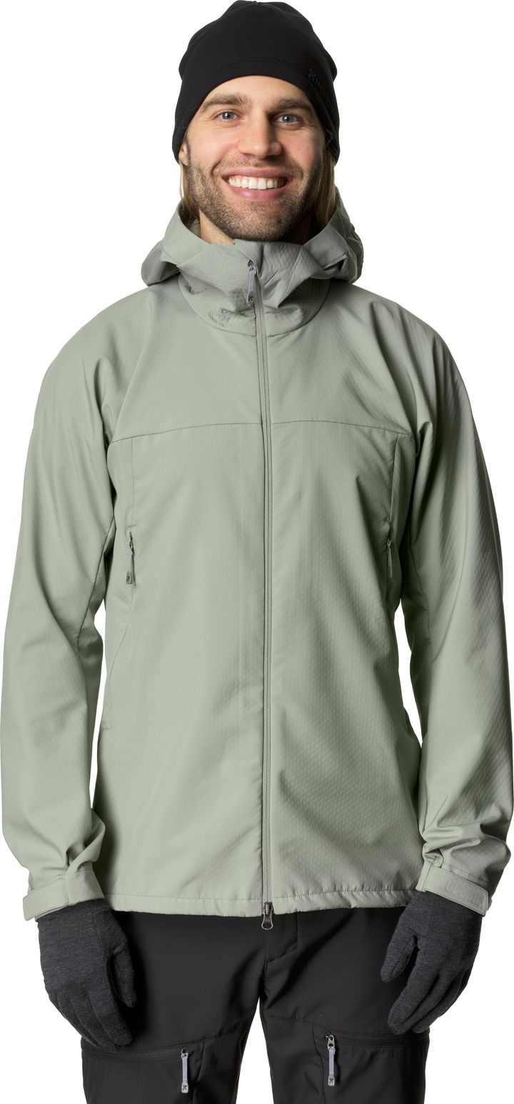 Houdini Men's Pace Jacket Frost Green Houdini