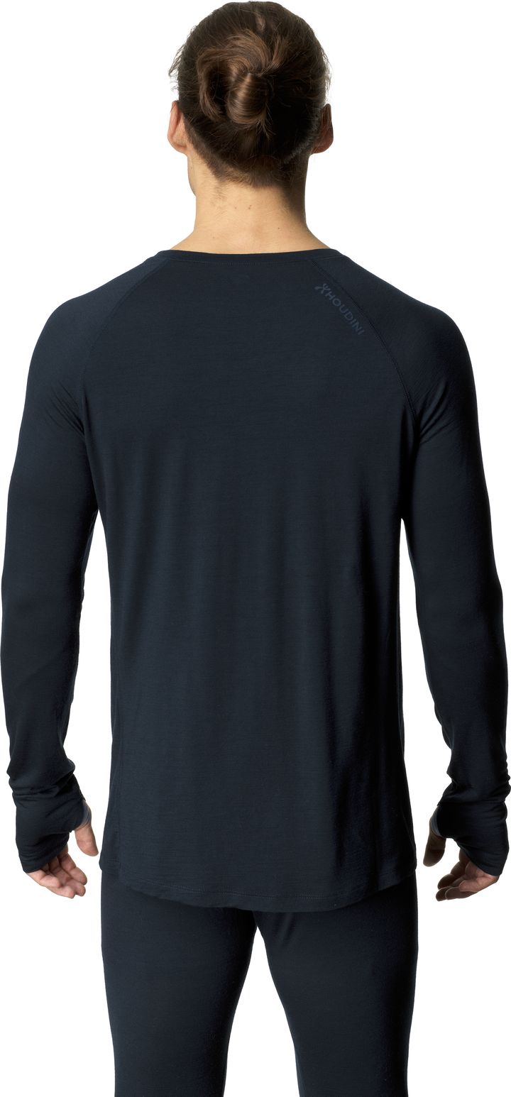 Houdini Men's Desoli Light Crew Blue Illusion Houdini