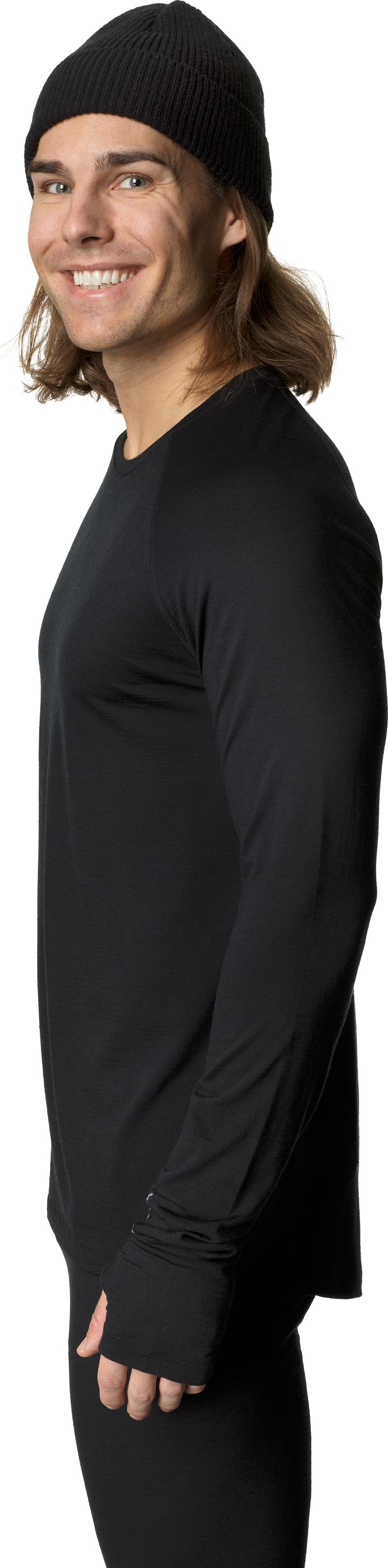 Houdini Men's Desoli Light Crew True Black Houdini