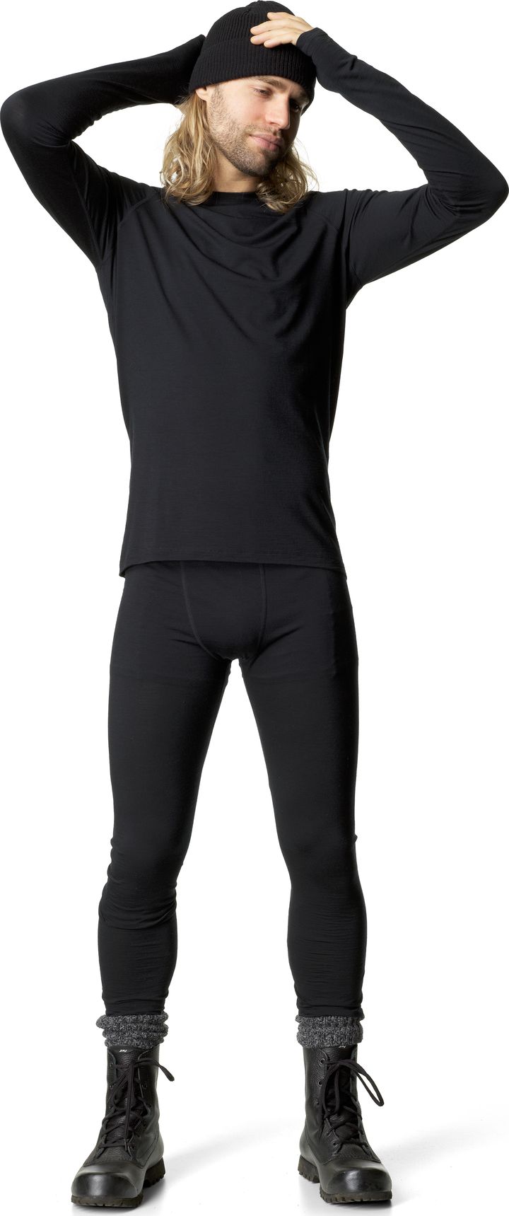 Houdini Men's Desoli Light Crew True Black Houdini