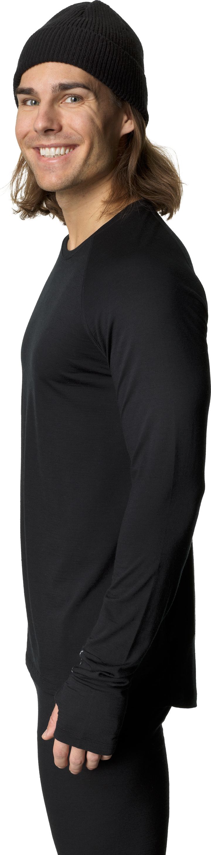 Houdini Men's Desoli Light Crew True Black Houdini