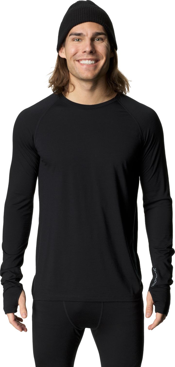 Houdini Men's Desoli Light Crew True Black Houdini