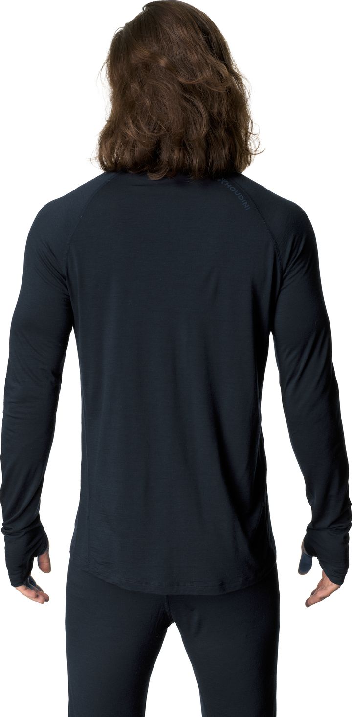 Houdini Men's Desoli Light Half Zip Blue Illusion Houdini