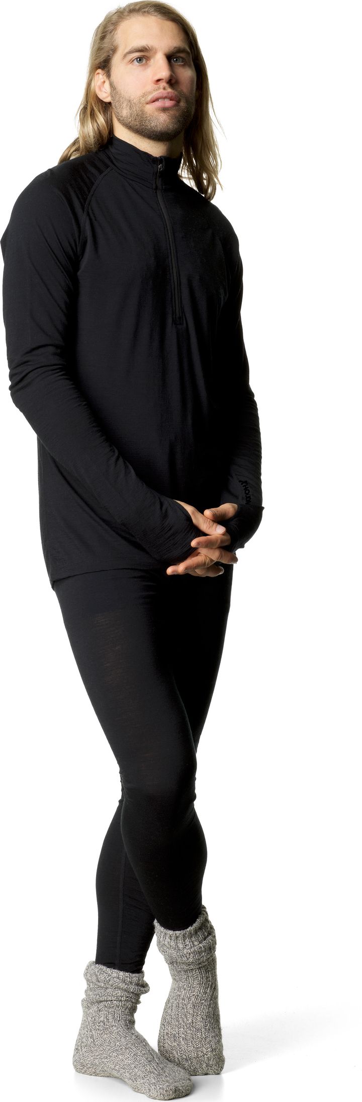 Houdini Men's Desoli Light Half Zip True Black Houdini