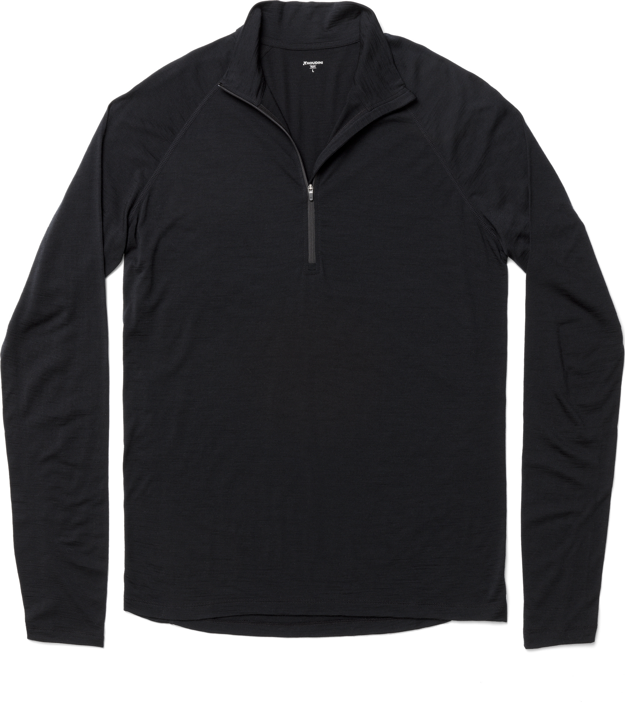 Houdini Men's Desoli Light Half Zip True Black Undertøy overdel XL