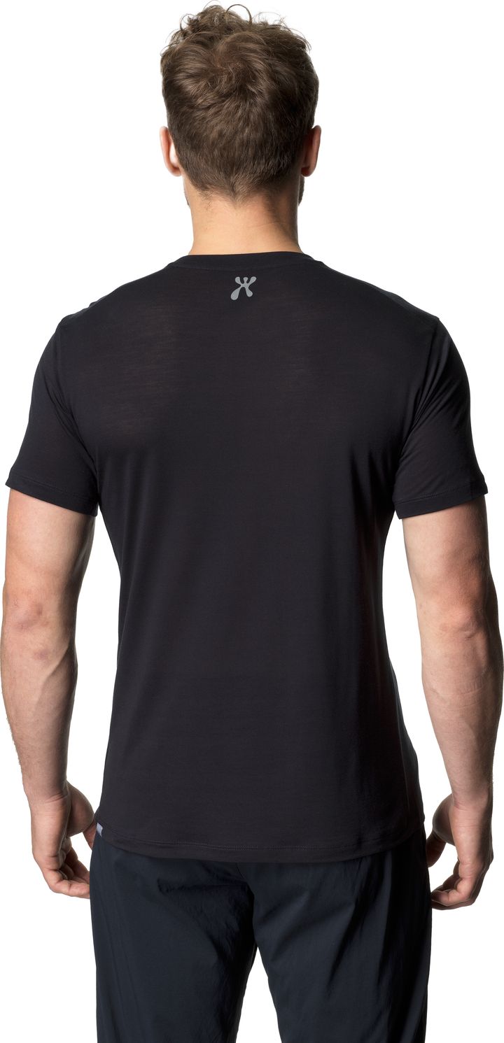Houdini Men's Tree Message Tee True Black/Reconnect Houdini