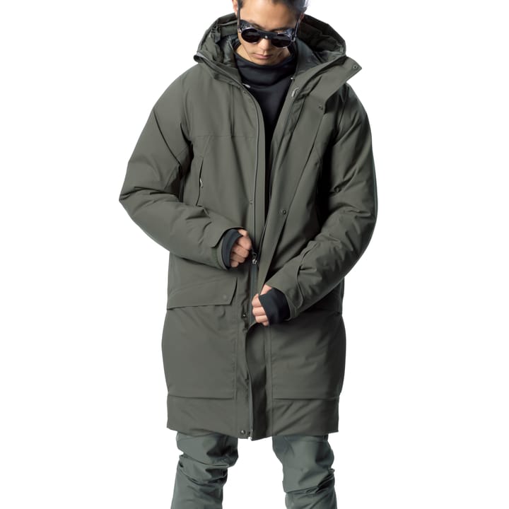 Men's Fall In Parka baremark green Houdini