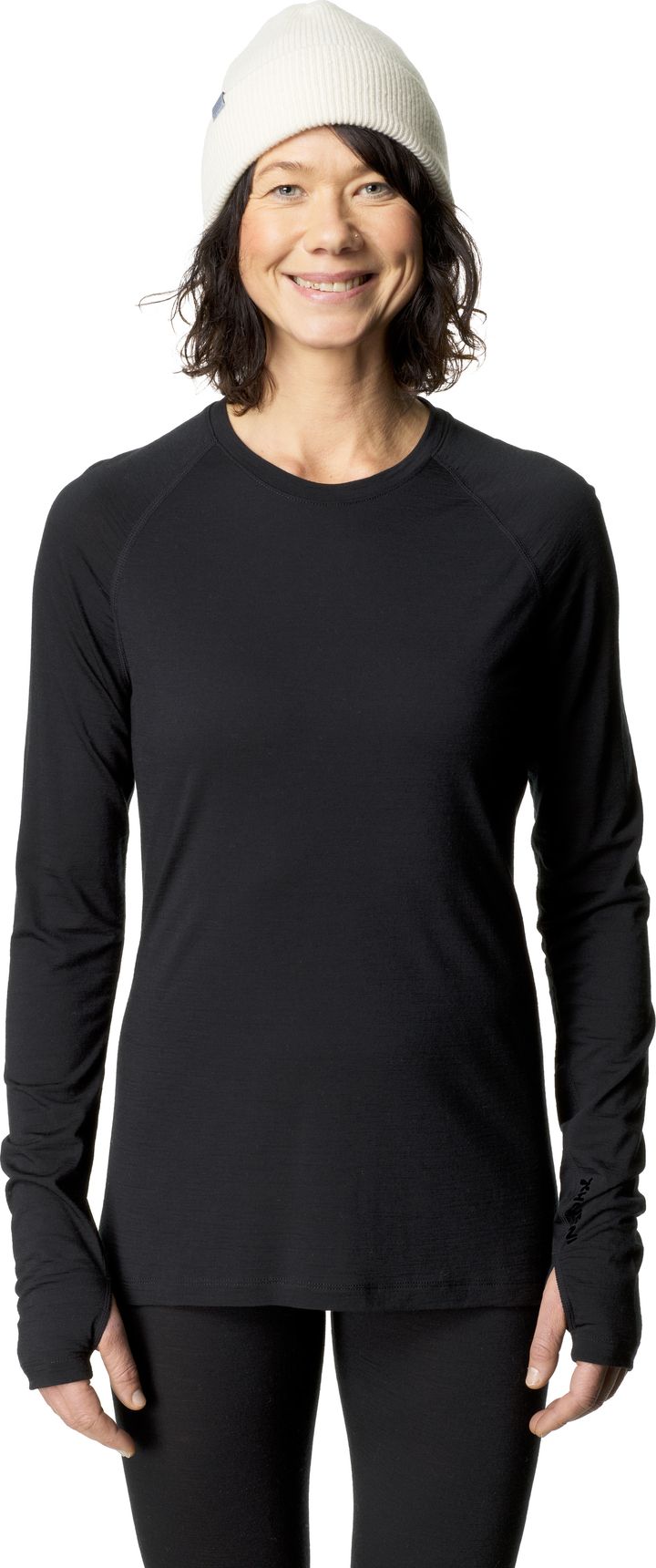 Houdini Women's Desoli Light Crew True Black Houdini Houdini Women's Desoli Light Crew True Black Houdini