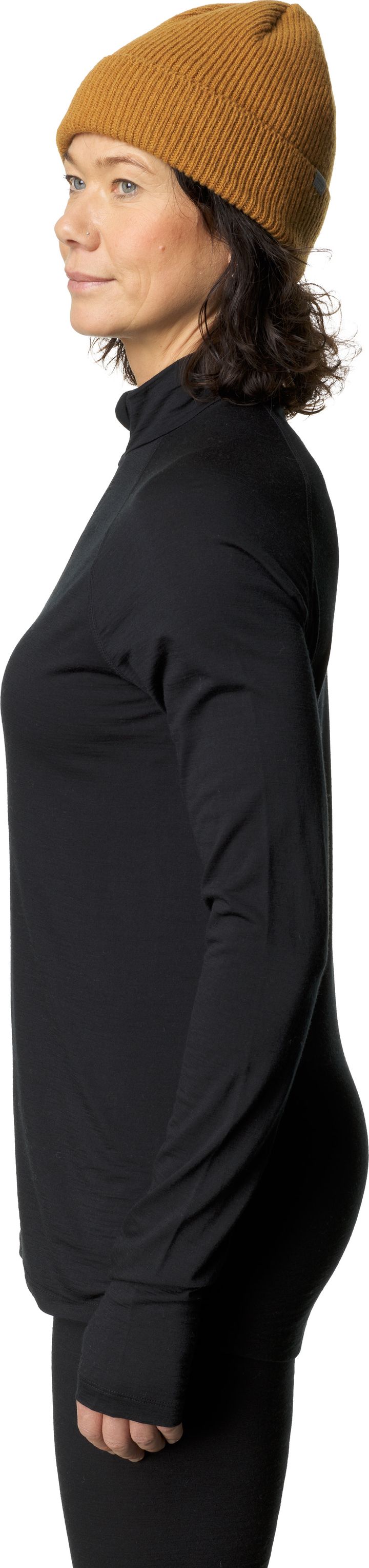 Women's Desoli Light Half Zip True Black Houdini