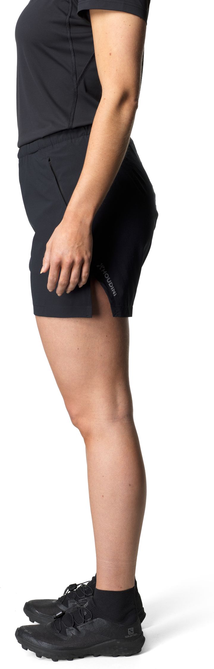 Women's Pace Light Shorts True Black Houdini