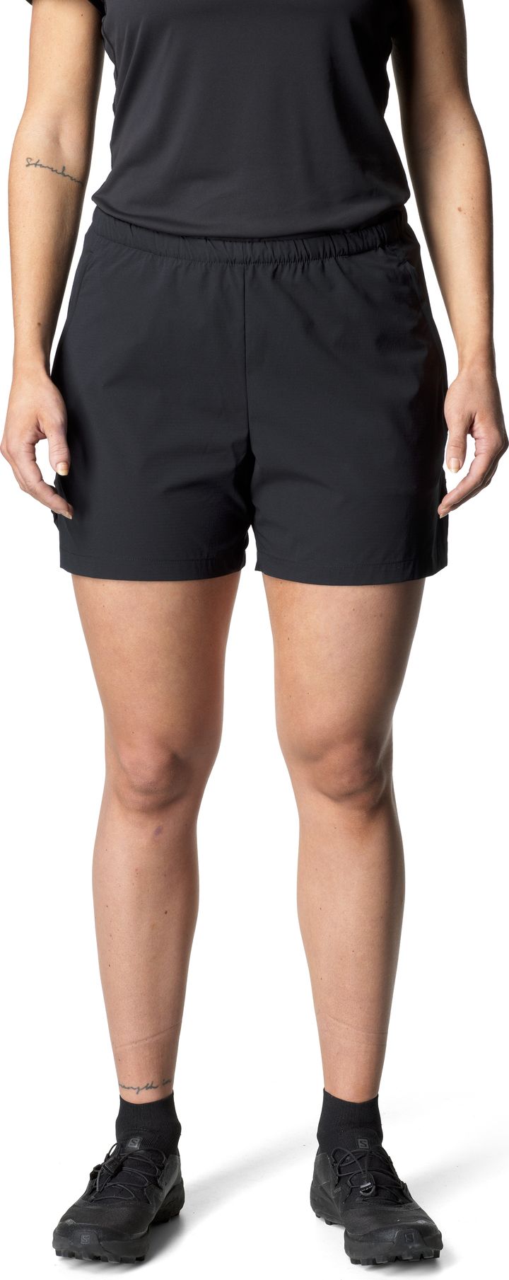 Women's Pace Light Shorts True Black Houdini