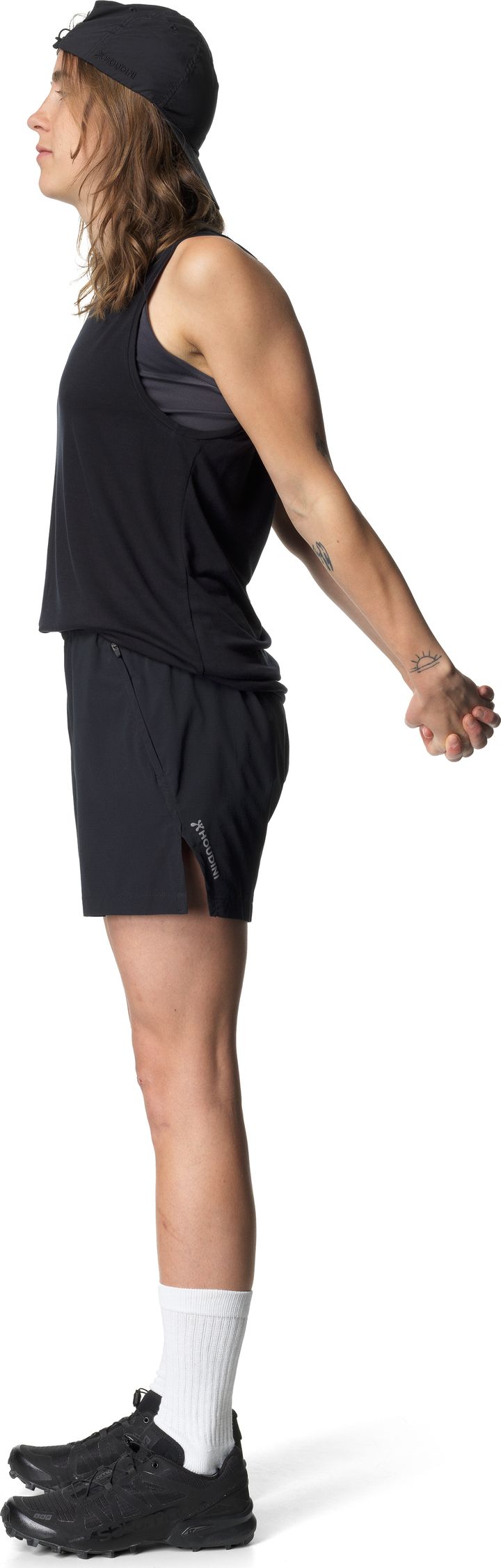 Women's Pace Light Shorts True Black Houdini