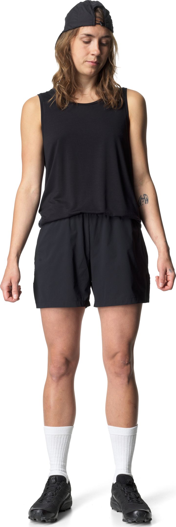 Women's Pace Light Shorts True Black Houdini