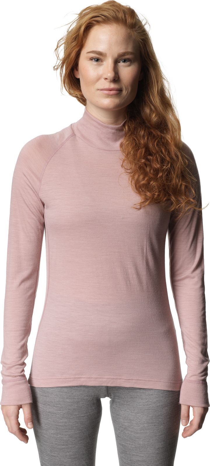 Houdini Women's Activist Turtleneck Pink Moon Houdini