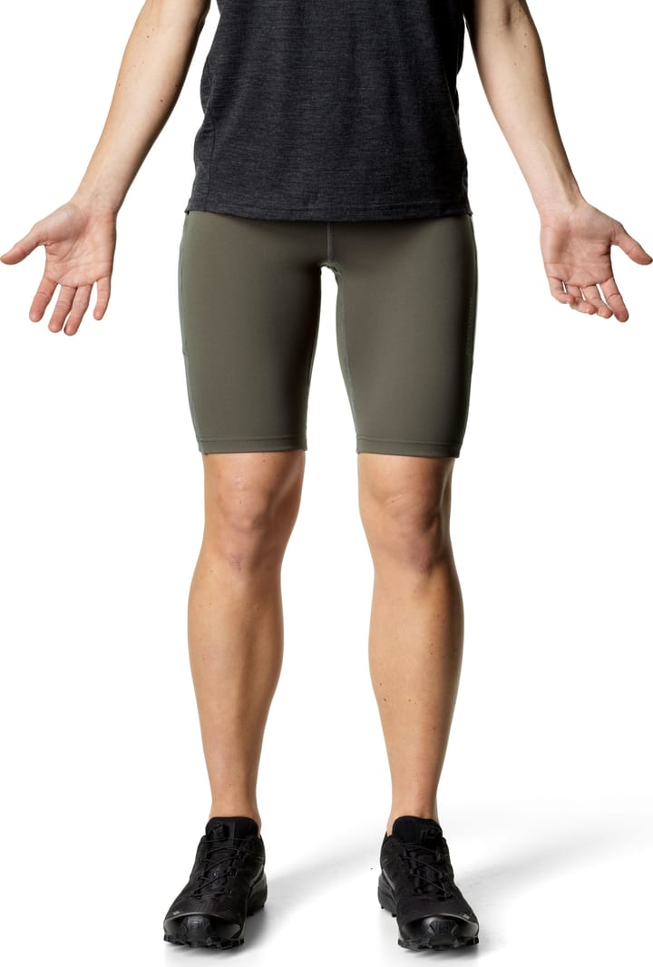 Women's Adventure Short Tights Baremark Green Houdini