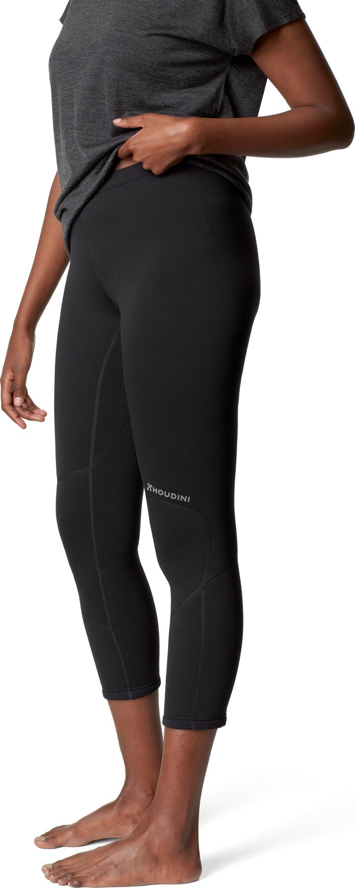 Houdini Women's Drop Knee Power Tights True Black Houdini