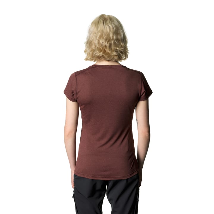 Houdini Women's Dynamic Tee Ganache Red Houdini