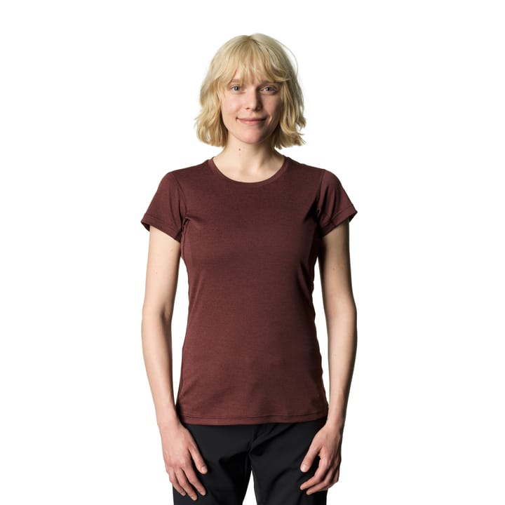 Houdini Women's Dynamic Tee Ganache Red Houdini