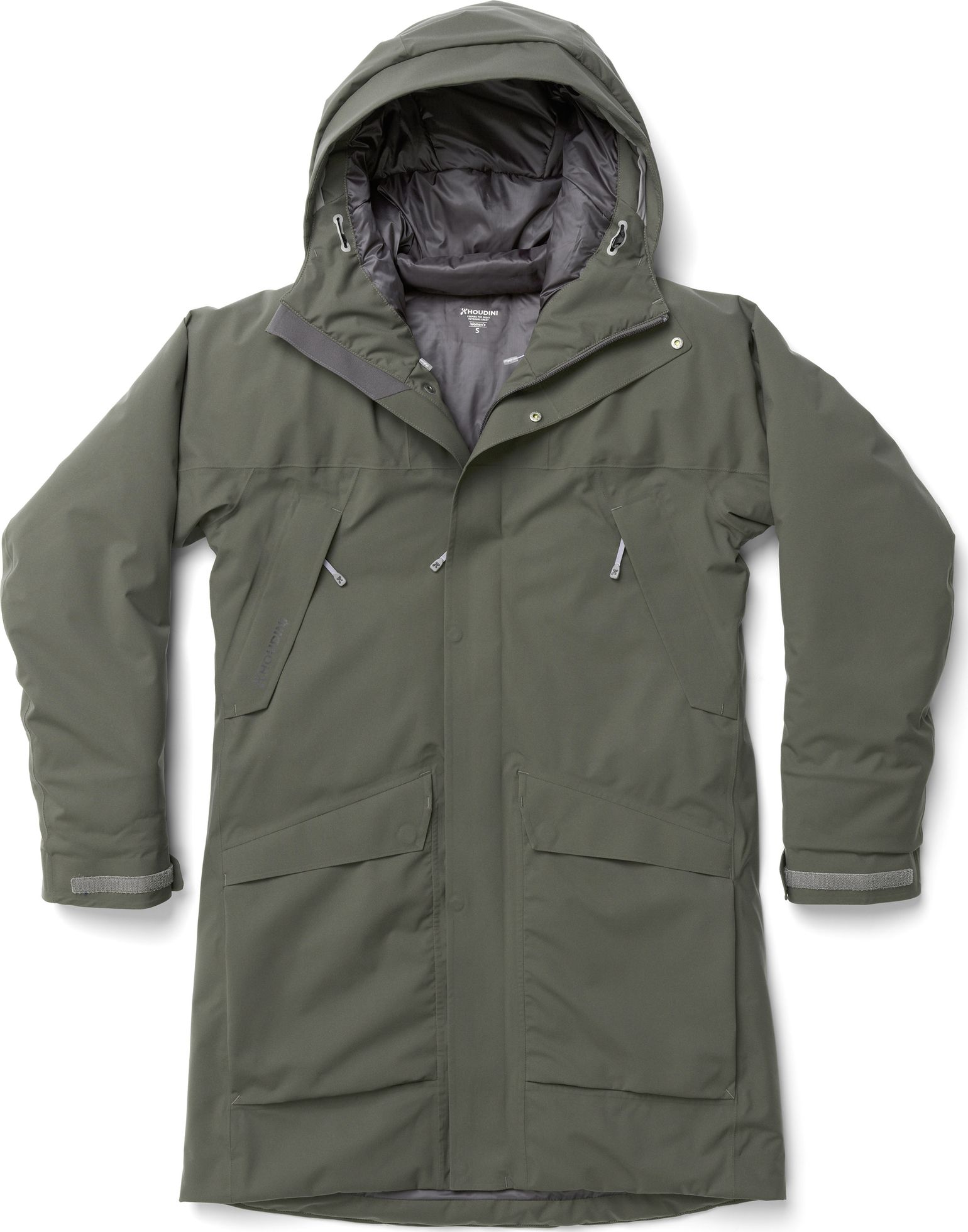 Houdini Women's Fall In Parka Baremark Green