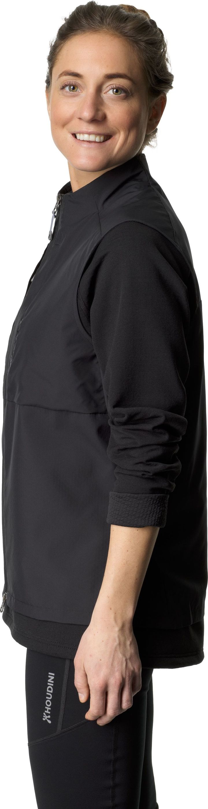 Houdini Women's Pace Hybrid Vest True Black Houdini