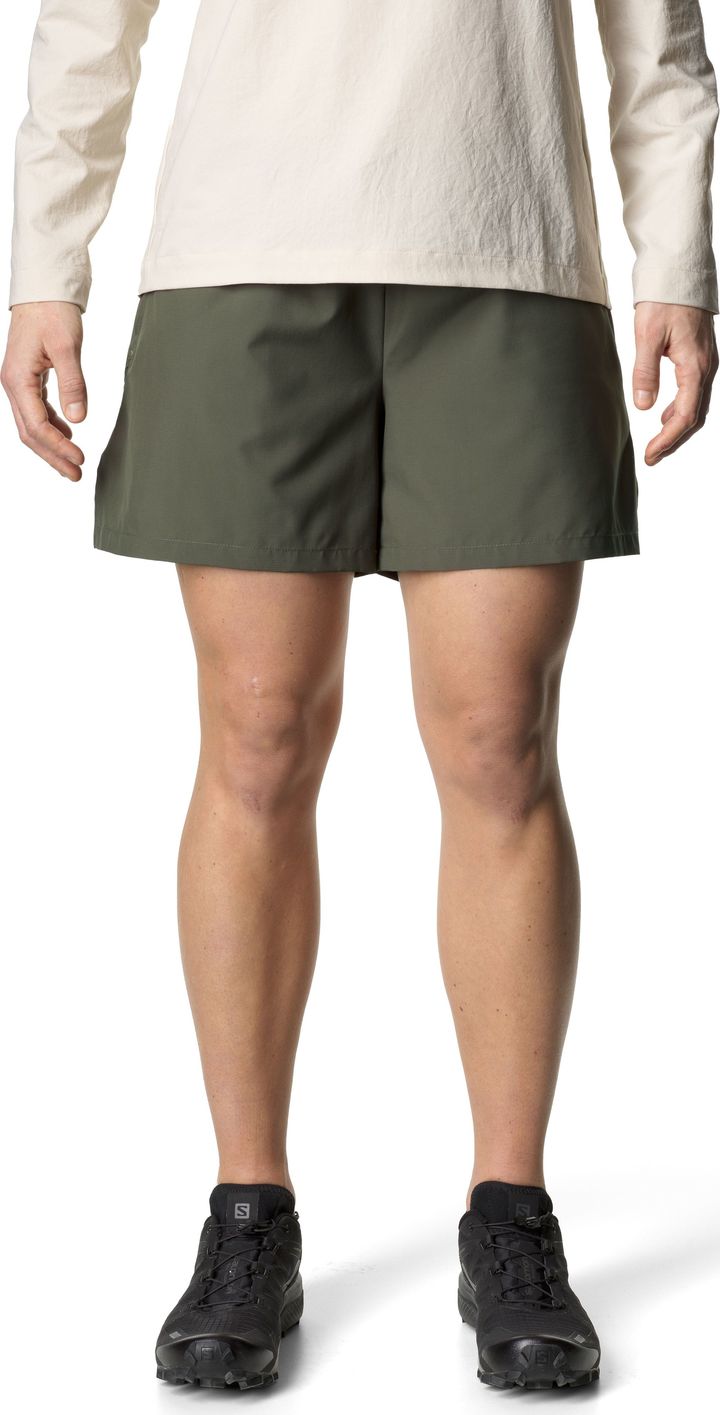 Houdini Women's Pace Wind Shorts Baremark Green Houdini