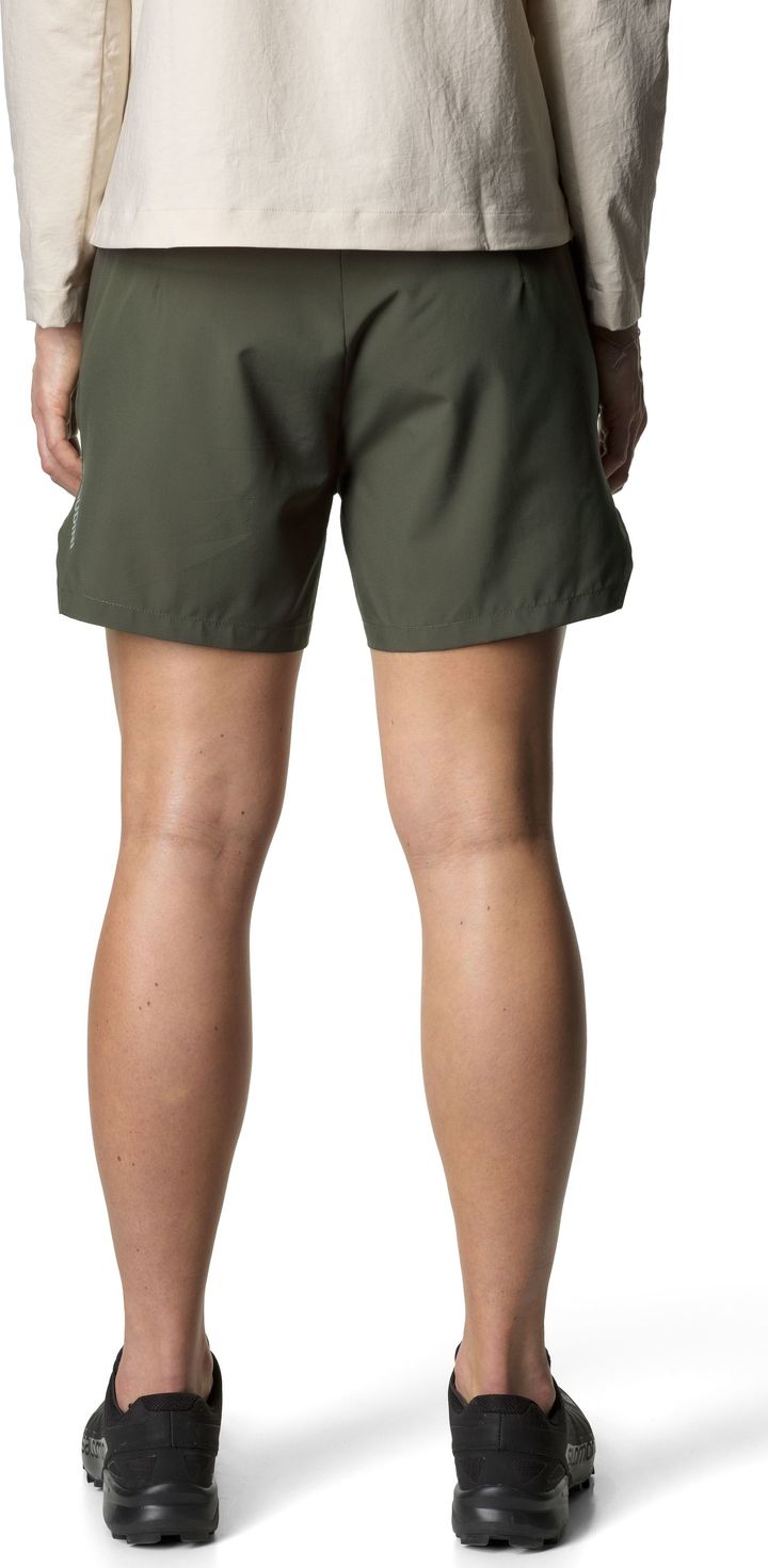 Houdini Women's Pace Wind Shorts Baremark Green Houdini