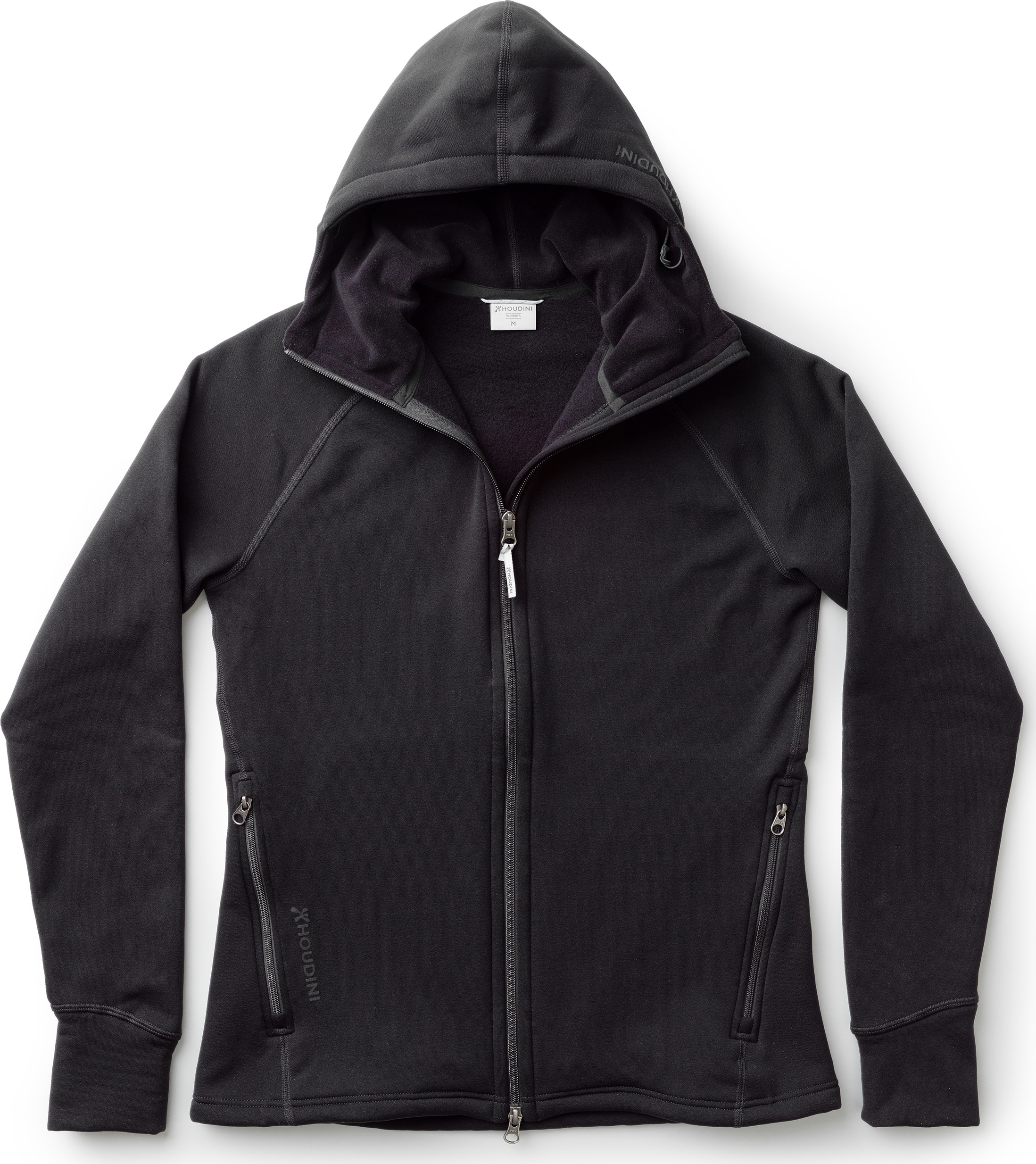 Houdini Women's Power Houdi Trueblack/Trueblack Mellomlag trøyer XS