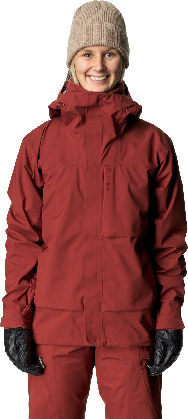 Houdini Women's Rollercoaster Jacket Deep Red Houdini