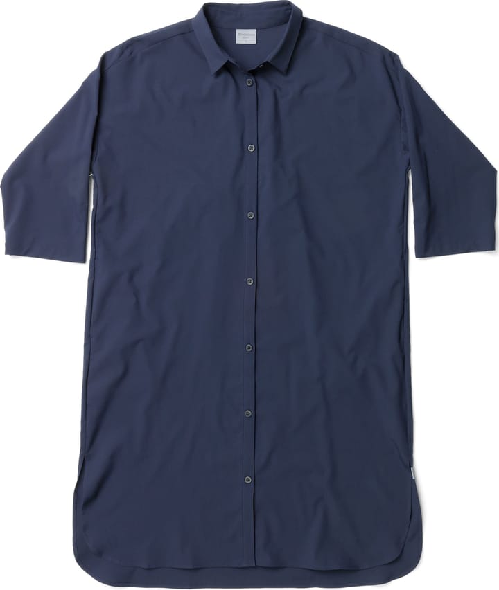 Houdini Women's Route Shirt Dress blue illusion Houdini