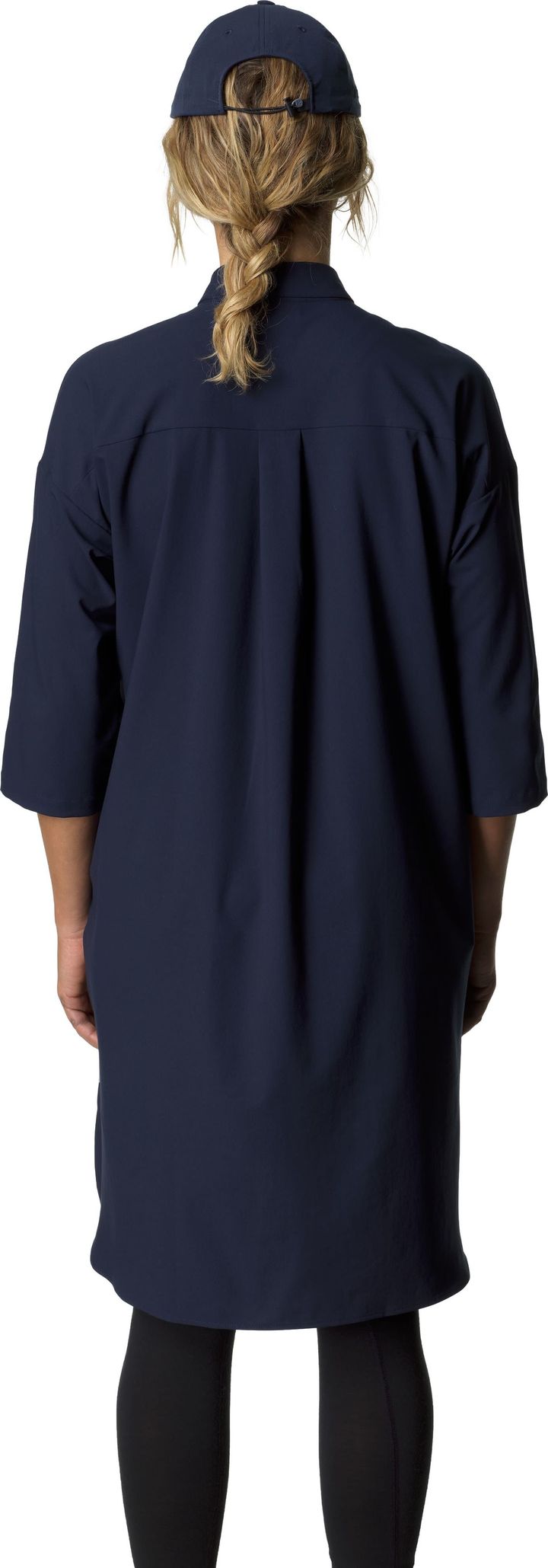 Houdini Women's Route Shirt Dress blue illusion Houdini