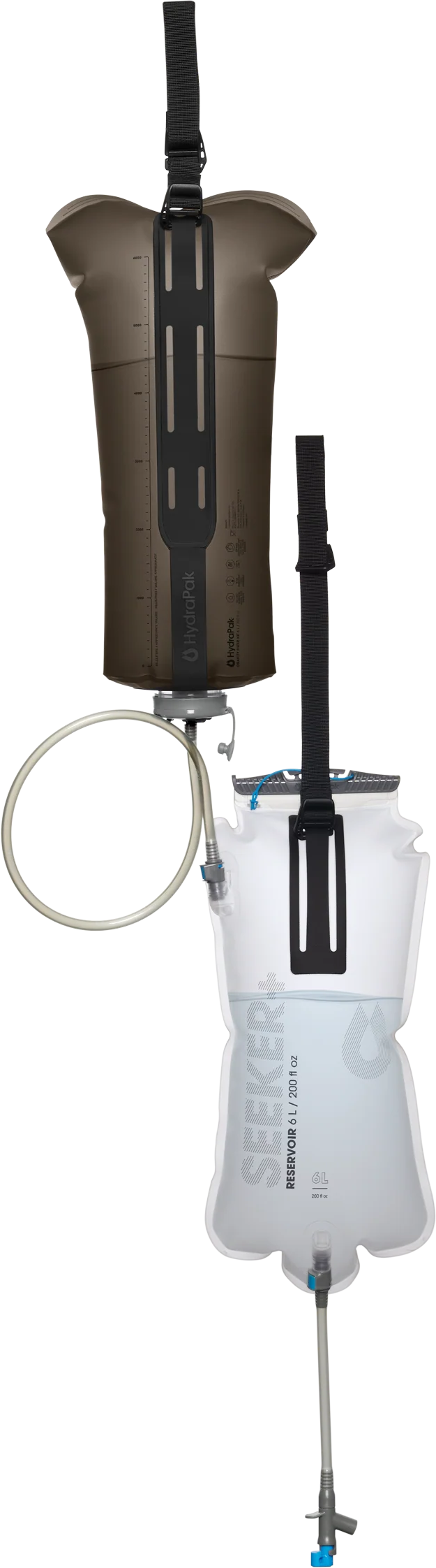 Hydrapak Seeker+ Gravity Filter Kit 6 L Mammoth Grey  ONESIZE