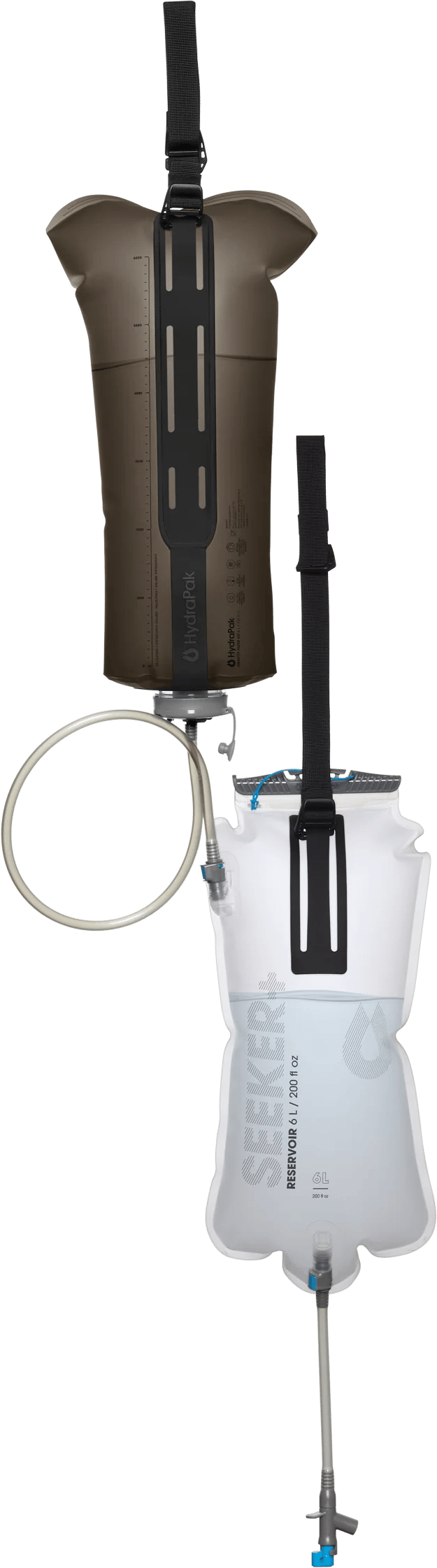 Hydrapak Seeker+ Gravity Filter Kit 6 L Mammoth Grey Hydrapak