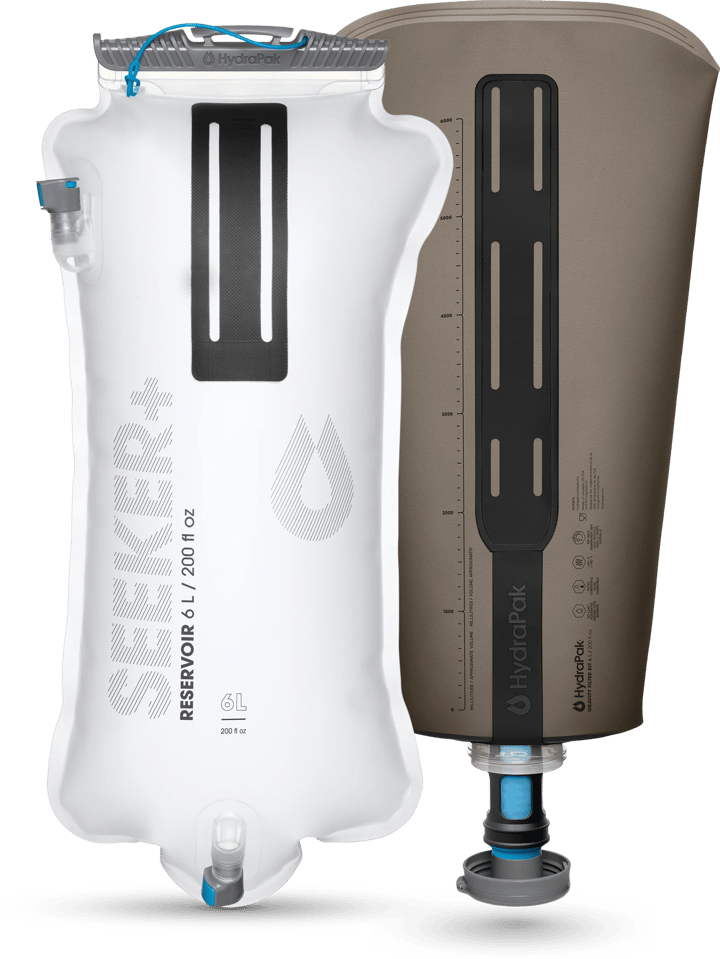 Hydrapak Seeker+ Gravity Filter Kit 6 L Mammoth Grey Hydrapak
