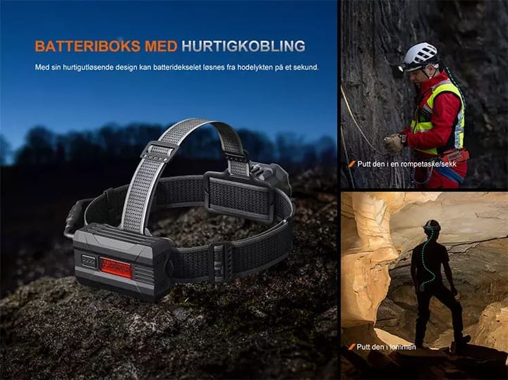 Fenix Fenix Hp35r Hodelykt 4000lm Superkraftig Hodelykt For Søk Og Redning Fenix