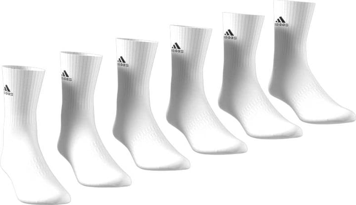 Adidas Cushioned Sportswear Crew Socks 6-pairs White/Black Adidas Adidas Cushioned Sportswear Crew Socks 6-pairs White/Black Adidas