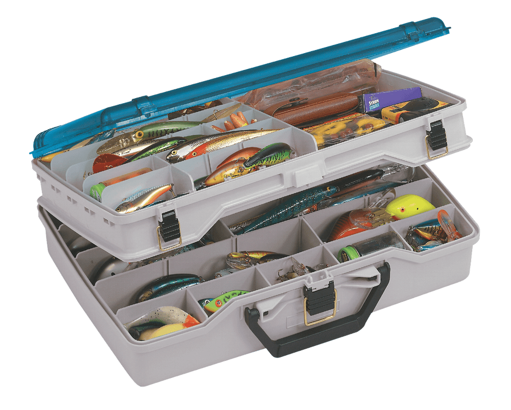 Plano 115503 Box-Beige W/Blue Lid 115503