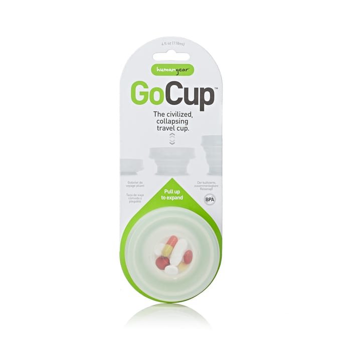 Packable Mug with Compartment Gocup, S Clear humangear