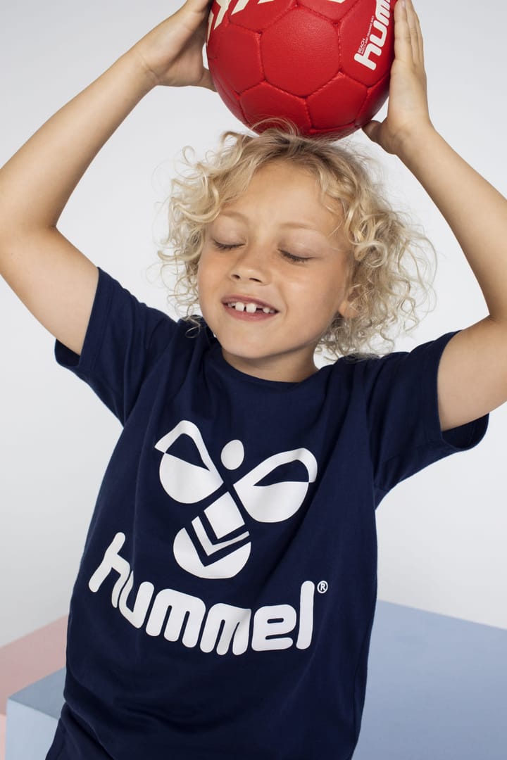 Kids' hmlTRES T-Shirt Short Sleeve Blue Surf Hummel