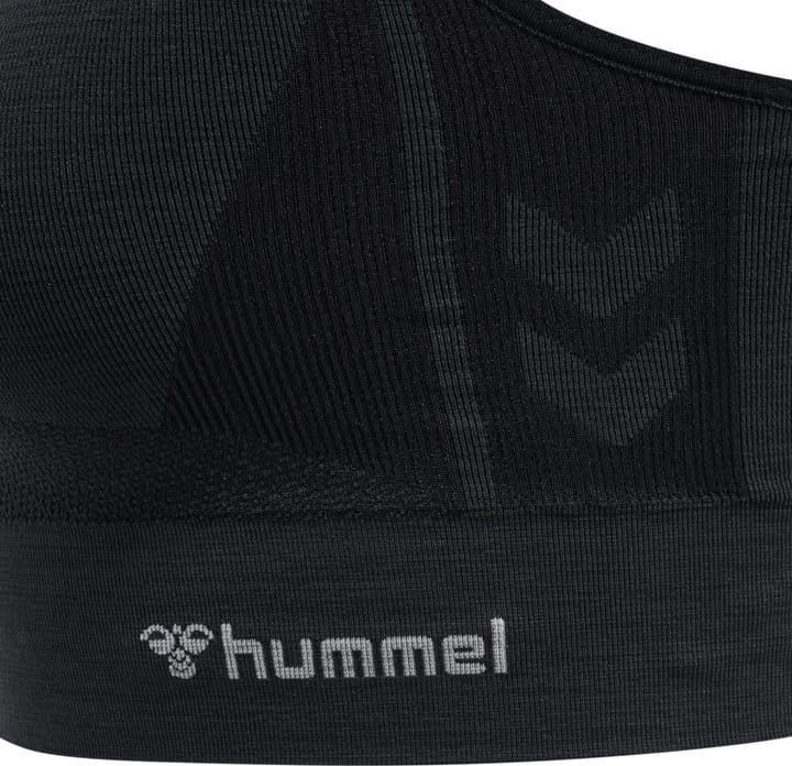 Hummel Hmlclea Seamless Sports Top Black Melange Hummel