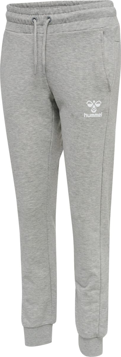 Women's hmlNONI 2.0 Regular Pants Grey Melange Hummel